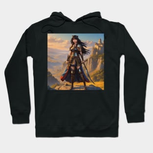 Ancient Turkish Woman Warrior (ABAKAY) Hoodie